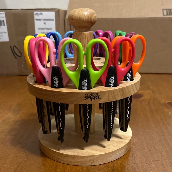 School Smart Paper Edger Scissor Set - Picture 1 of 5